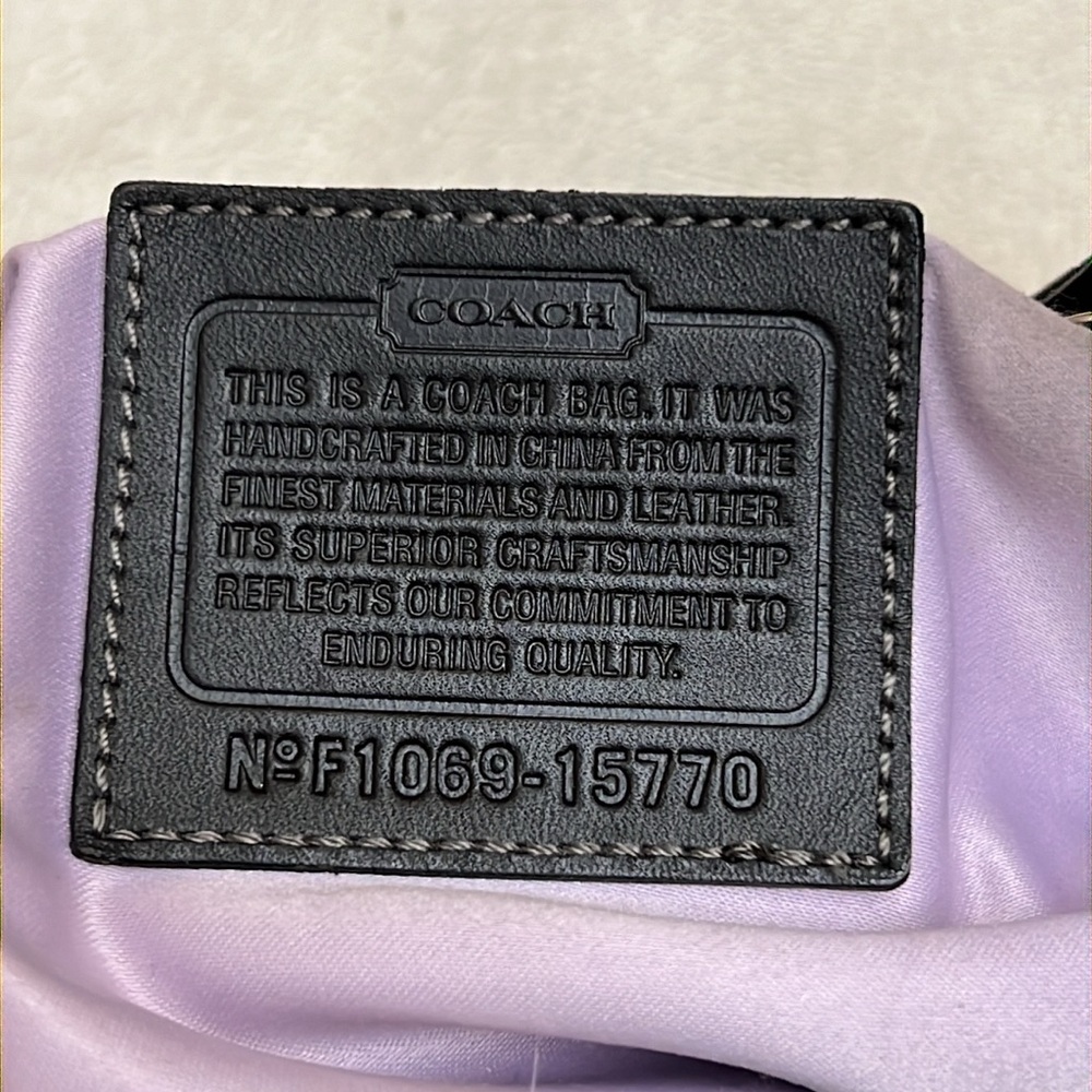 COACH Madison Maggie inlayed patchwork bag - Picture 7 of 13